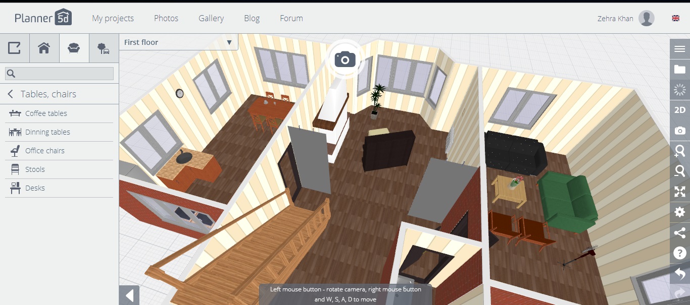 planner5d to intuicyjny kreator wnętrz online